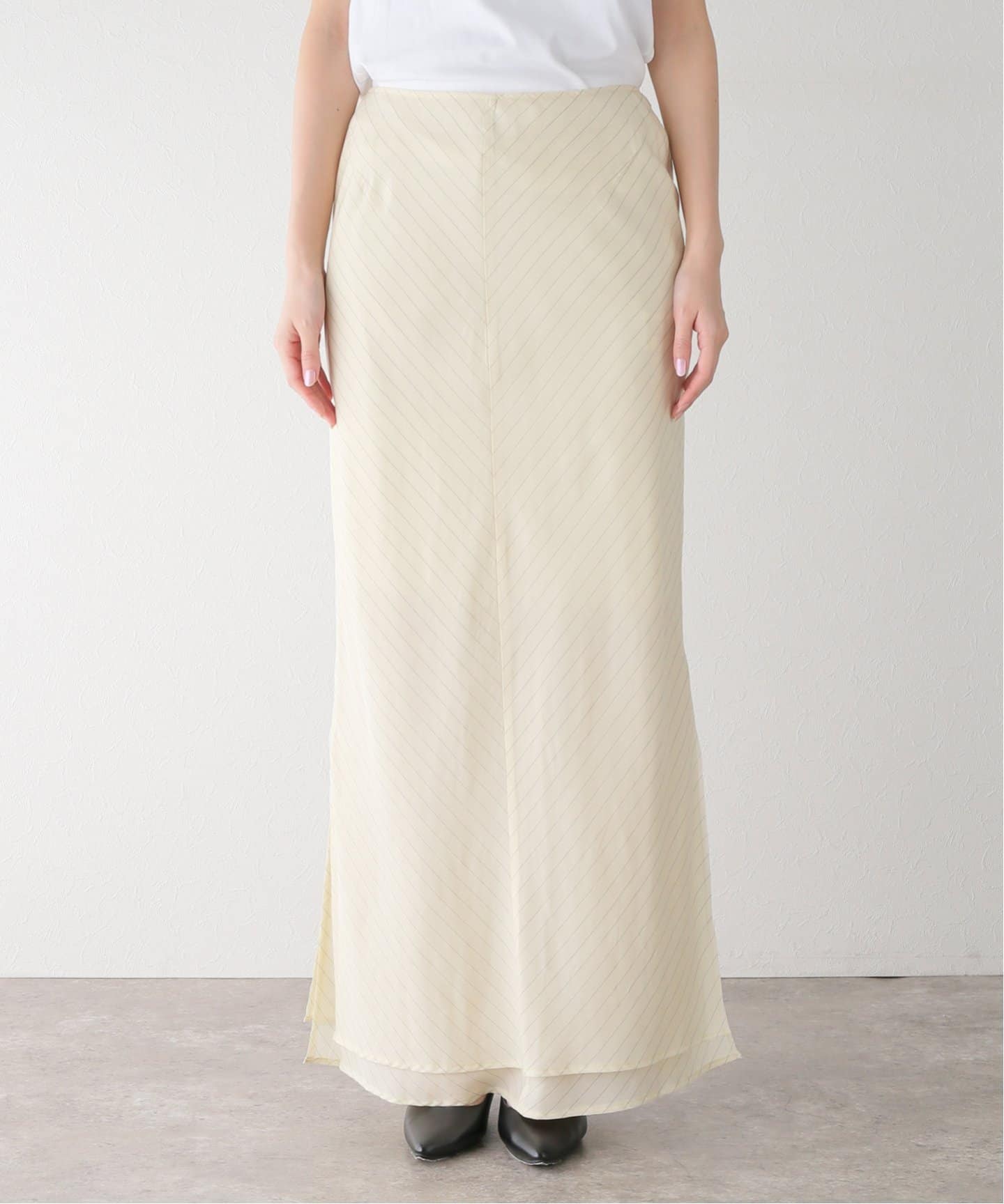 ジェーンスミス 24SS WASHED CUPRO STRIPE SKIRT 24ssk-306l_4.jpg