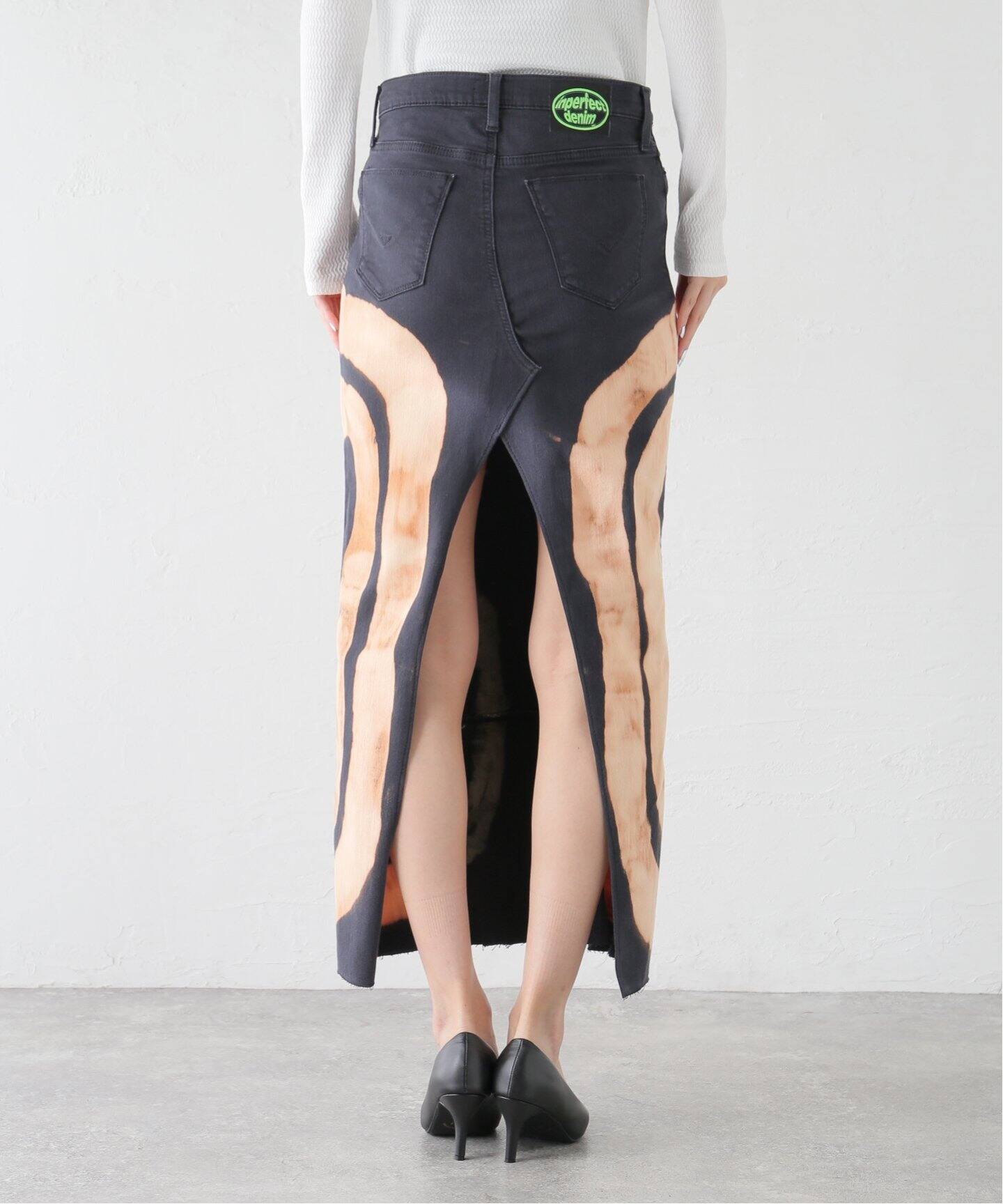 inperfect denim インパーフェクト デニム　ロングスカート inperfect denim インパーフェクト デニム ロングスカート