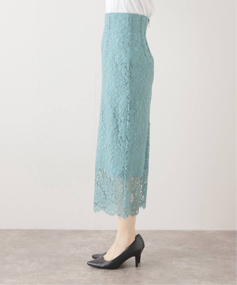 追加》リバーレースIラインスカート 8（ロング・マキシ丈スカート  