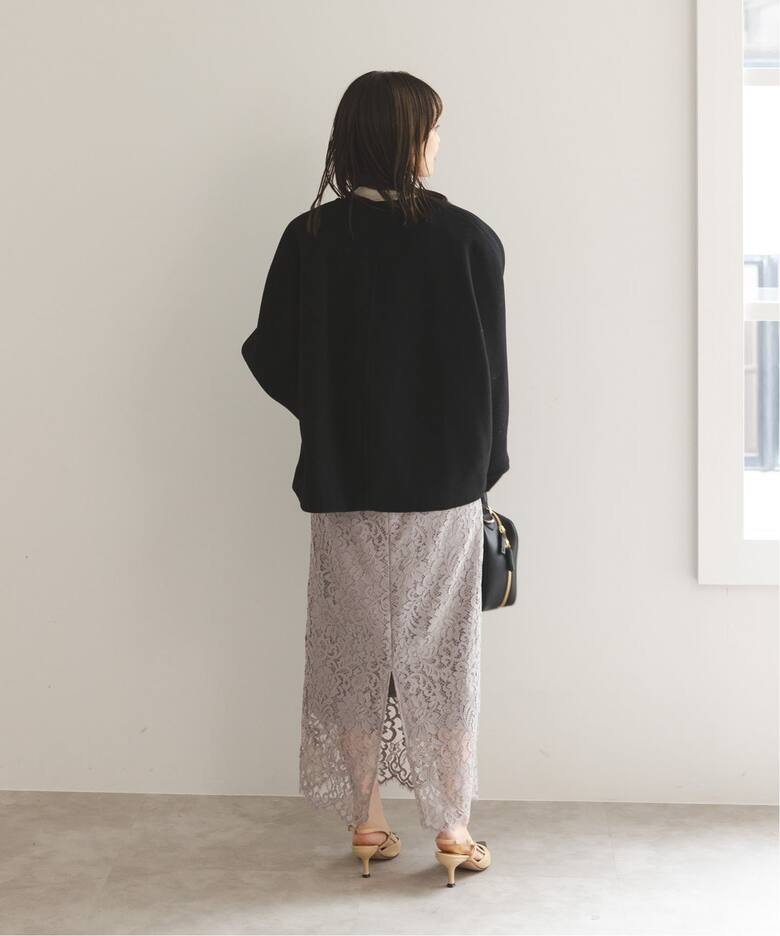 追加》リバーレースIラインスカート9（ロング・マキシ丈スカート  