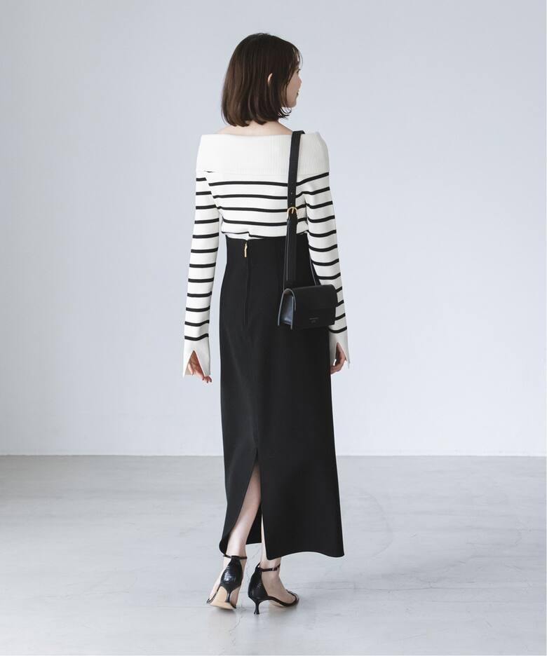 追加》ジャージーライクカラータイトスカート 6（ロング・マキシ丈  