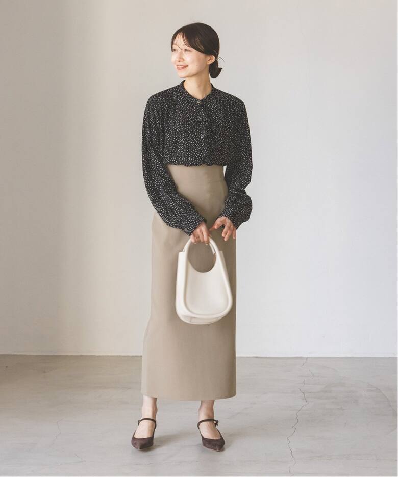 追加》ジャージーライクカラータイトスカート 6（ロング・マキシ丈  