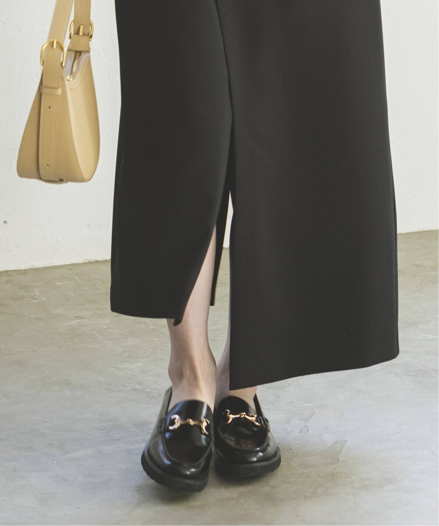 アシンメトリーレングススカート（ロング・マキシ丈スカート）｜NOBLE  