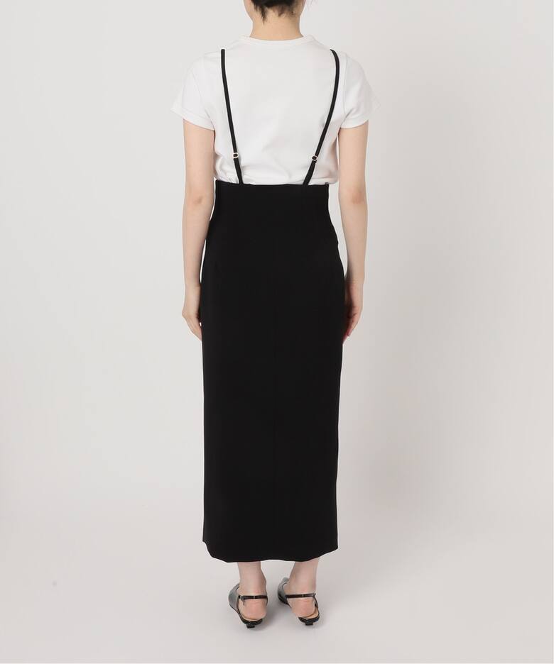 追加》ショルダーサロペットフープジップスカート（ロング・マキシ丈  