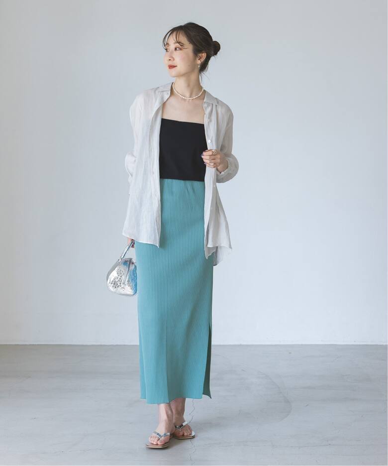 追加》トタンテレコタイトスカート 14（ロング・マキシ丈スカート  