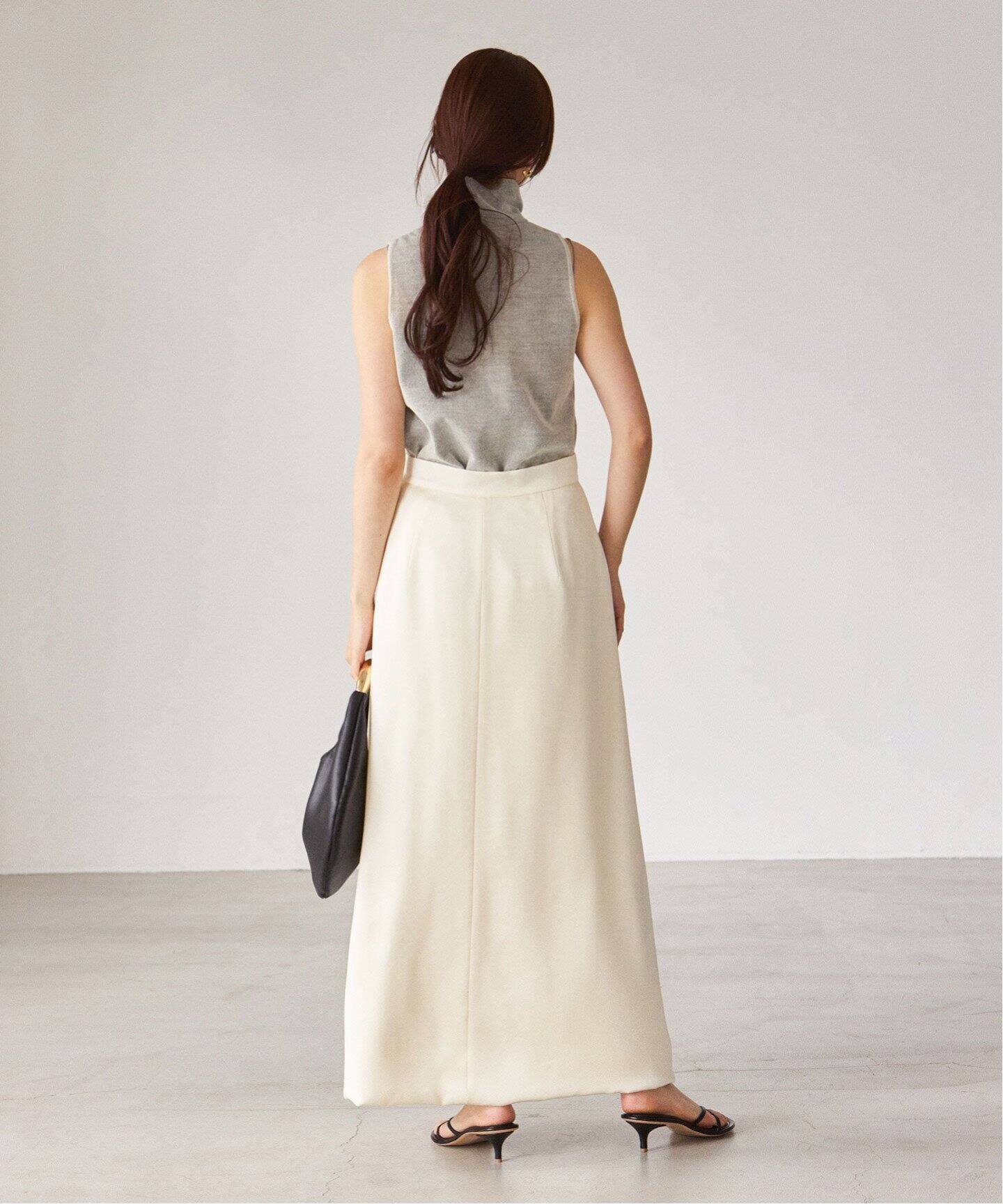 ターンアラウンドサテンスカート（ロング・マキシ丈スカート）｜NOBLE  