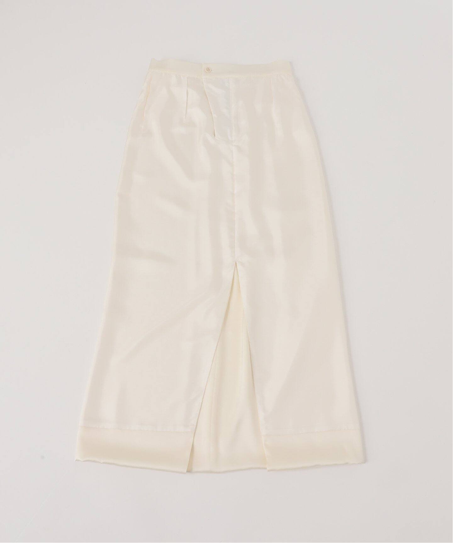 ターンアラウンドサテンスカート（ロング・マキシ丈スカート）｜NOBLE  