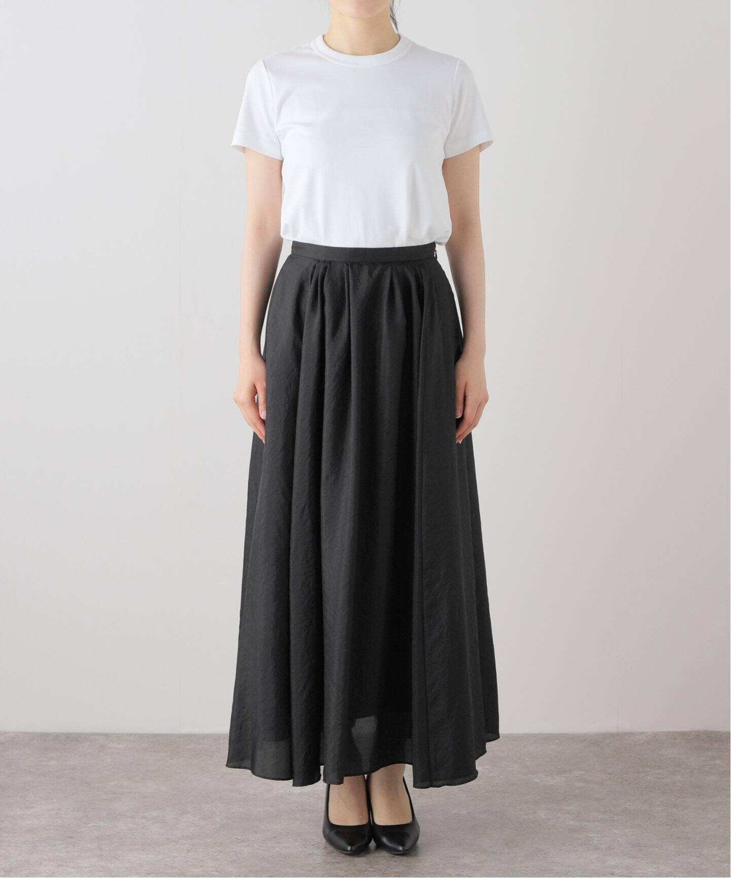 追加》シルキータフタマキシスカート（ロング・マキシ丈スカート  