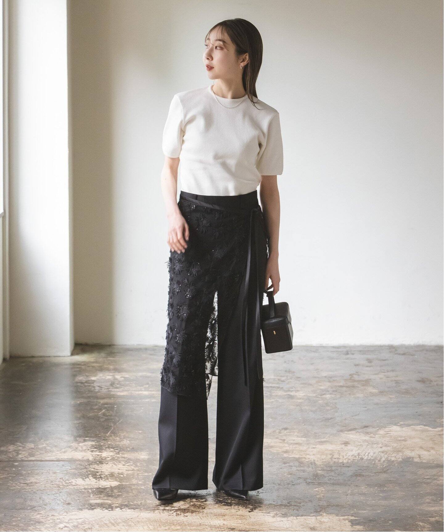 PROVOKE/プロヴォーク チュールフラワーラップスカート（その他  