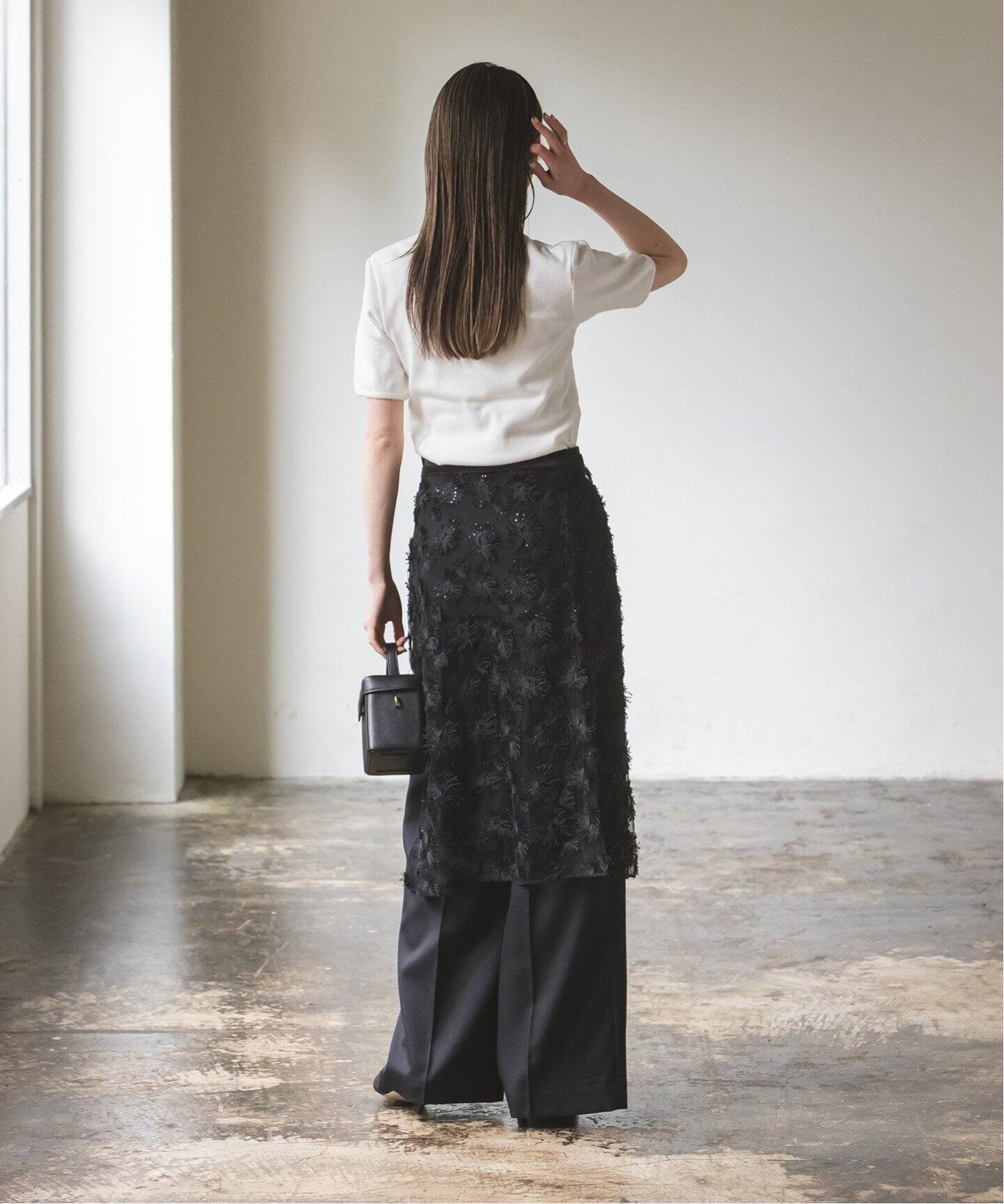 PROVOKE/プロヴォーク チュールフラワーラップスカート（その他  