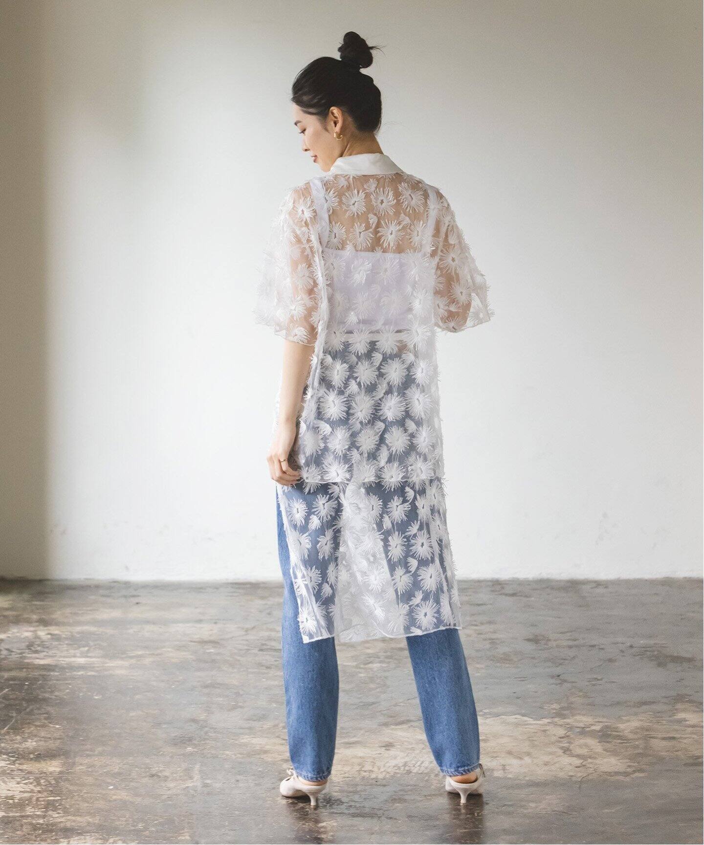 PROVOKE/プロヴォーク チュールフラワーラップスカート（その他  