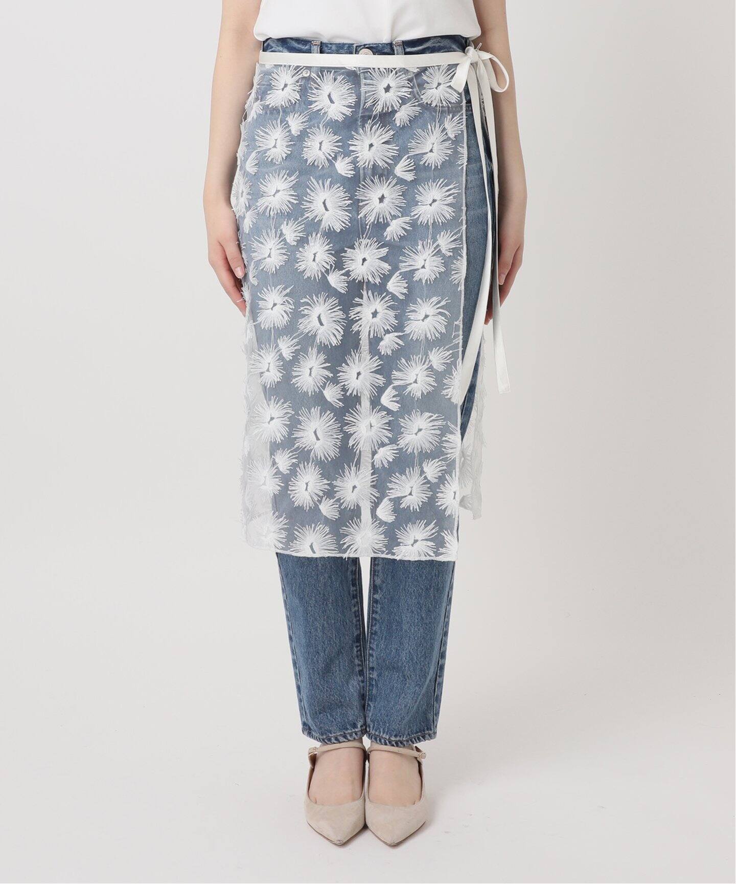 PROVOKE/プロヴォーク チュールフラワーラップスカート（その他  