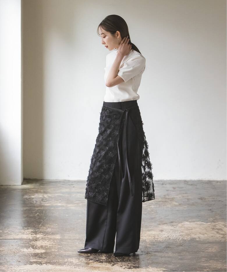 PROVOKE/プロヴォーク チュールフラワーラップスカート（その他  