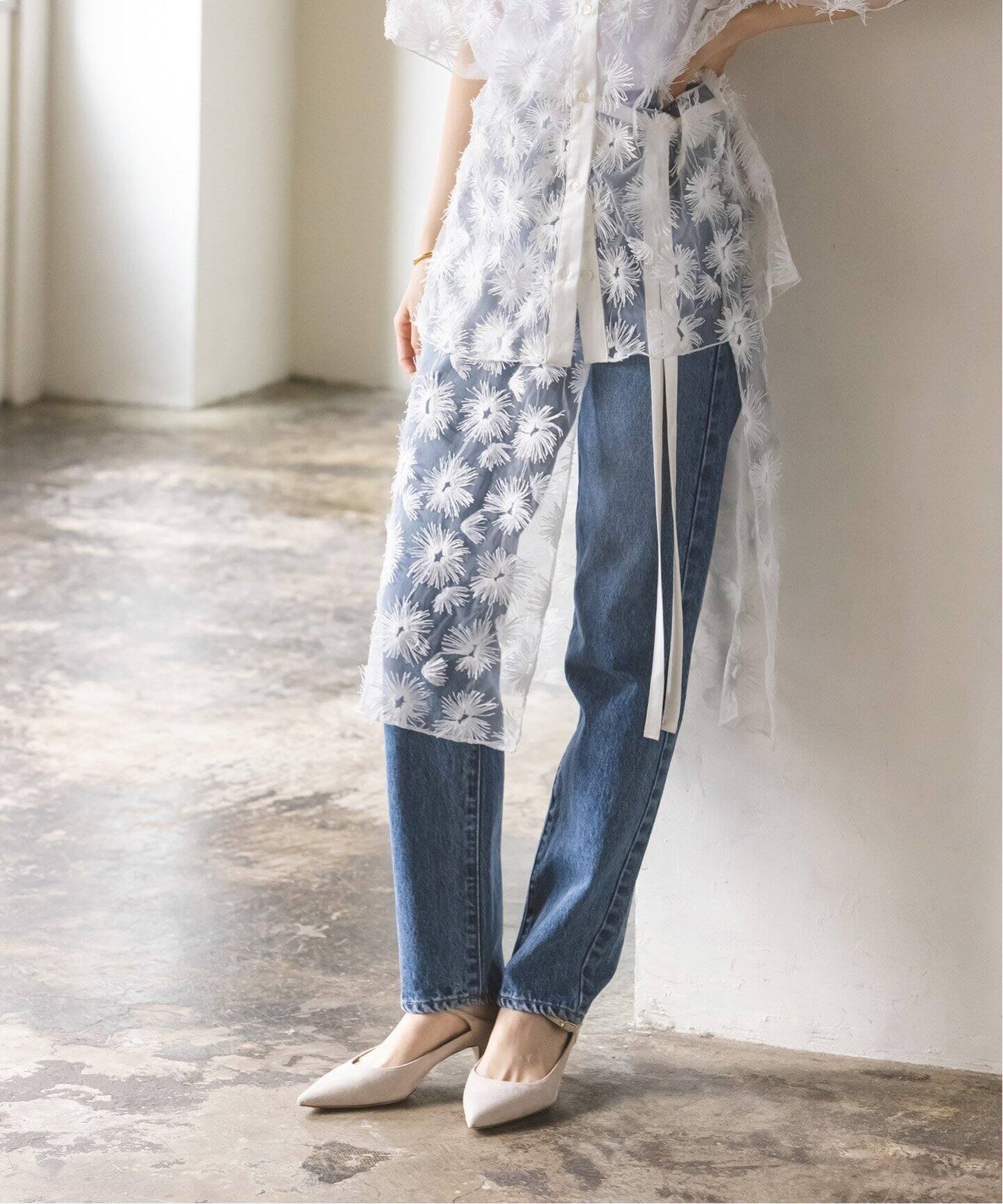 PROVOKE/プロヴォーク チュールフラワーラップスカート（その他  