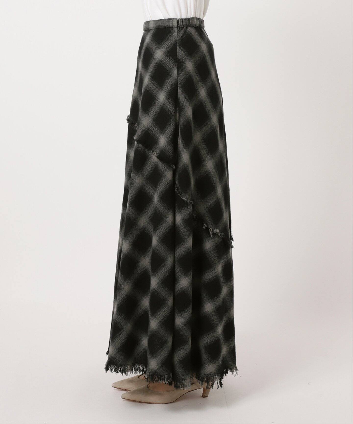 PROVOKE/プロヴォーク チェックマキシスカート（ロング・マキシ丈  
