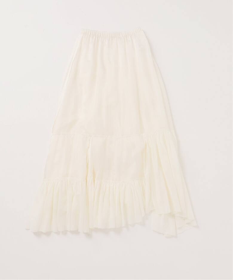 追加》CASA FLINE/カーサフライン コットンティアードスカート（ロング  