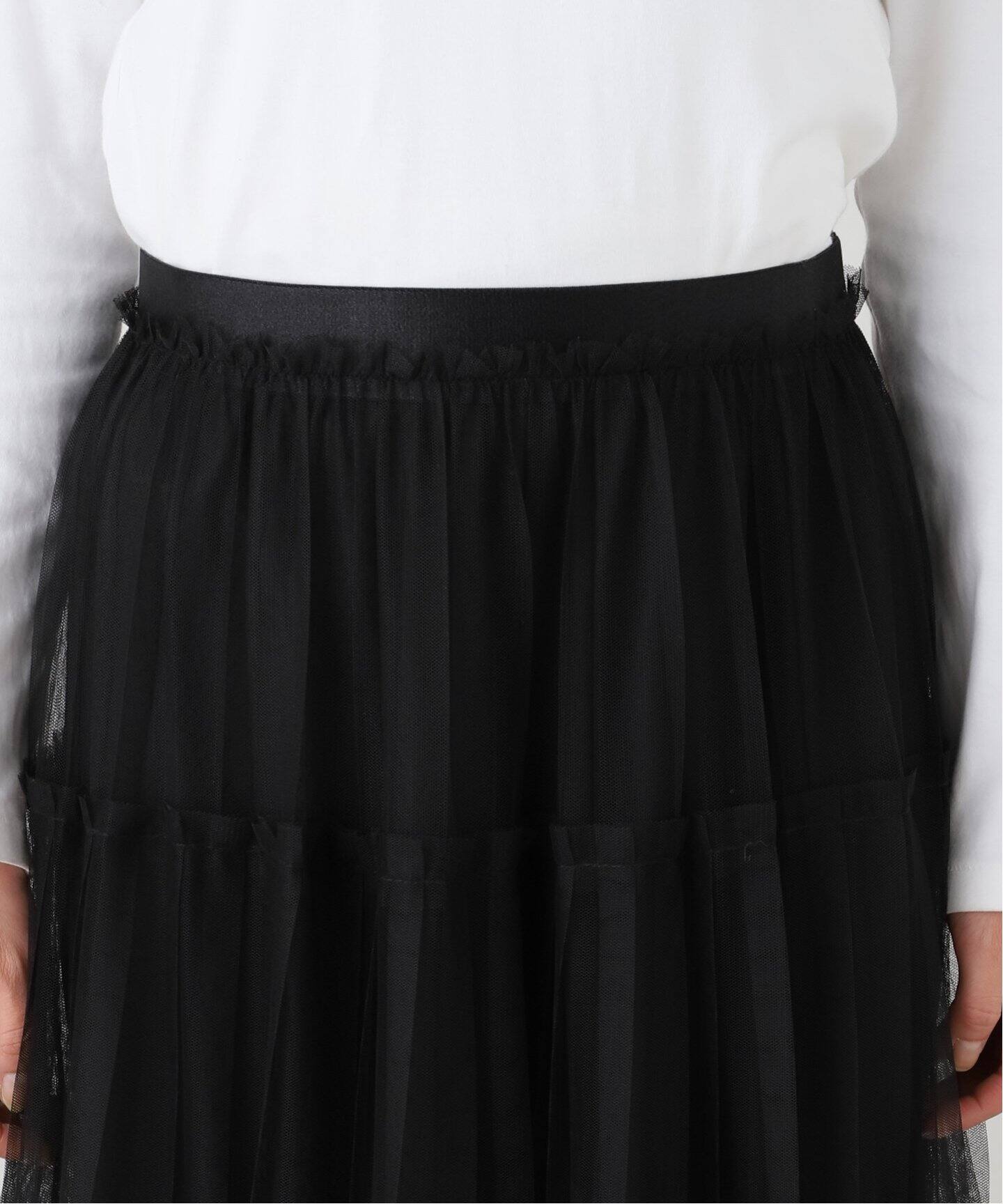 STUMBLY/スタンブリー Pleated Tulle スカート（ロング・マキシ丈  