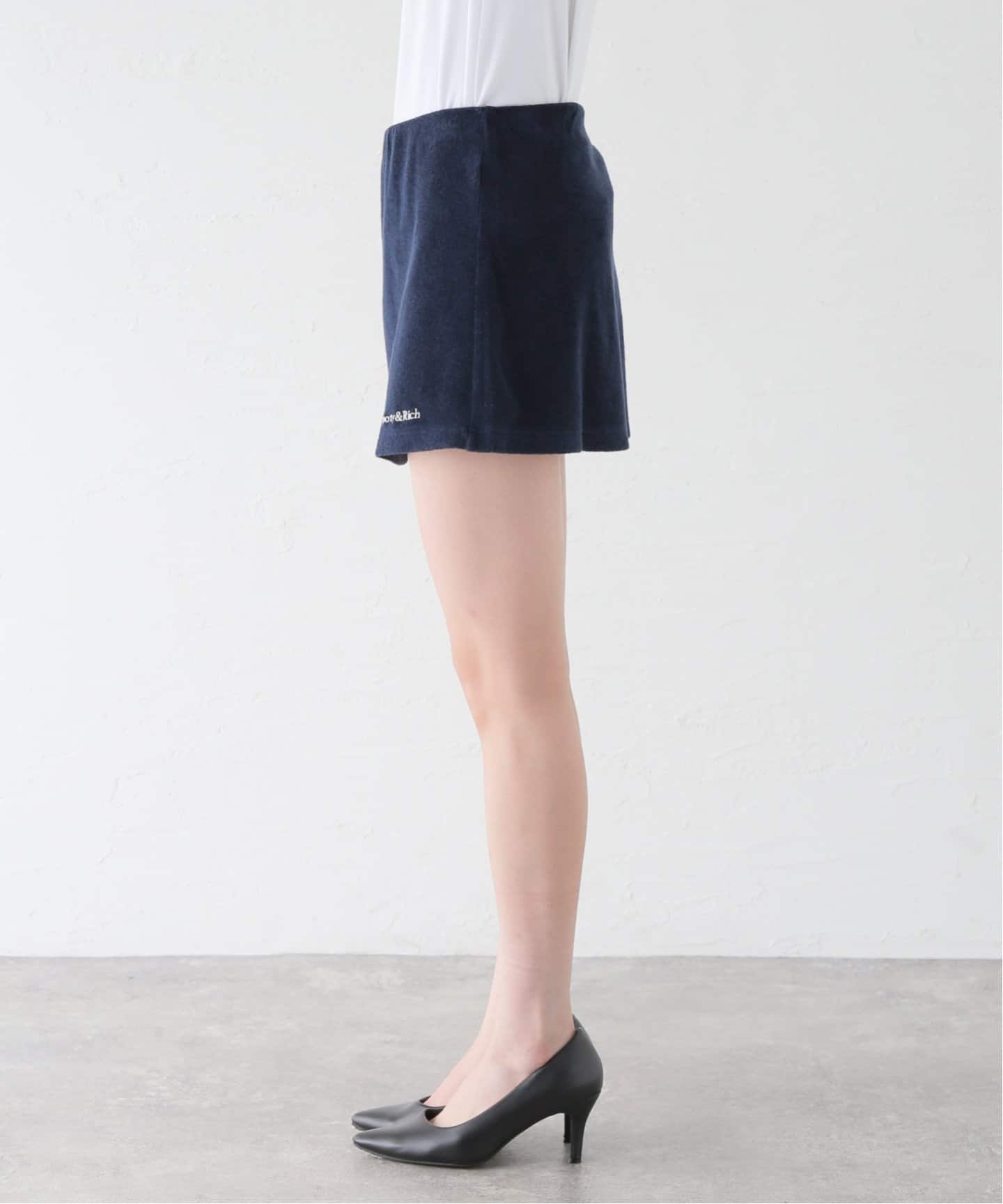 SPORTY&RICH / スポーティアンドリッチ】SERIF LOGO TERRY SKIRT