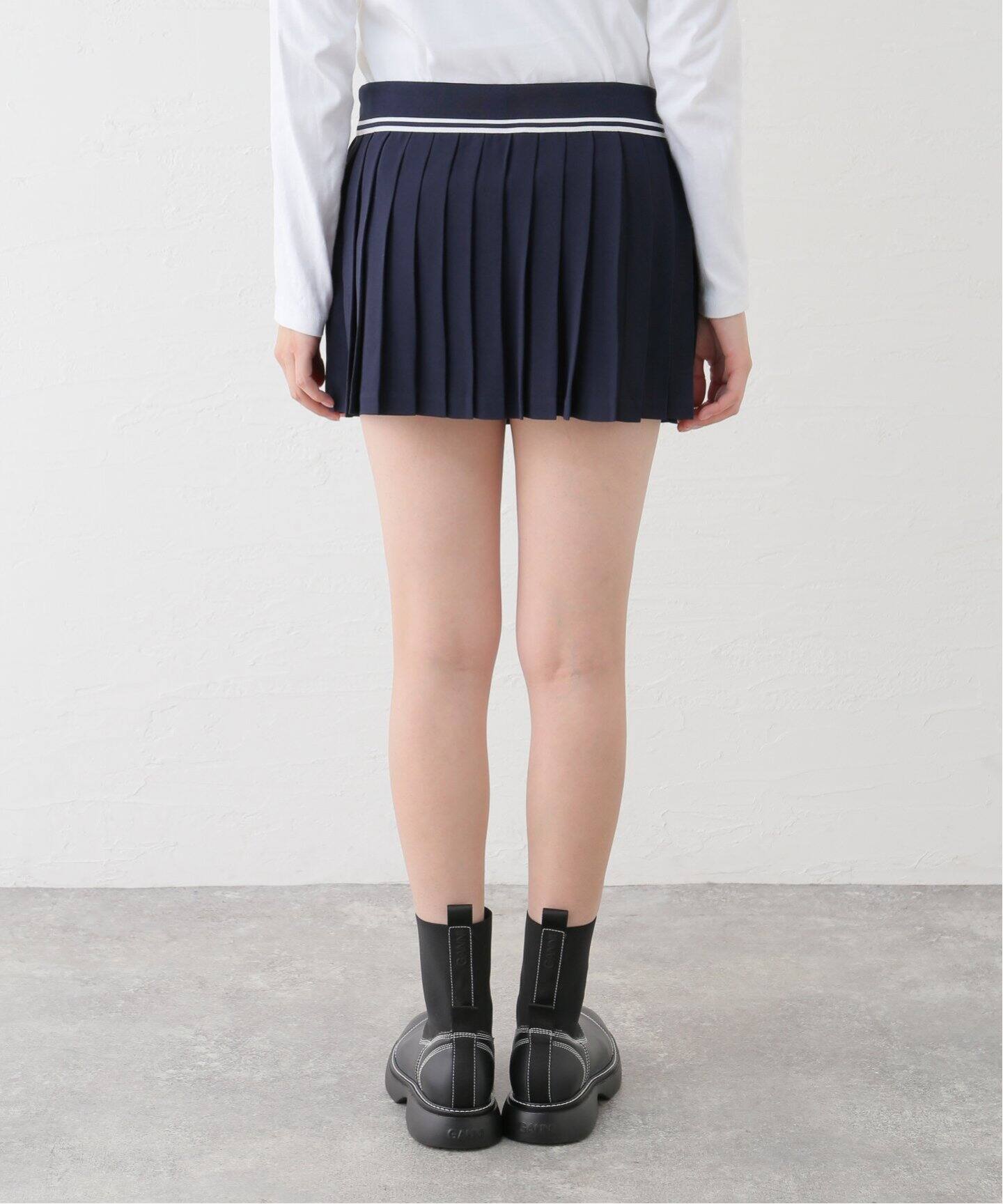 Bibiy. ODETTE BOA PLEATED SKIRT サイズS 正規品】Bibiy ODETTE BOA PLEATED SKIRT Sサイズ