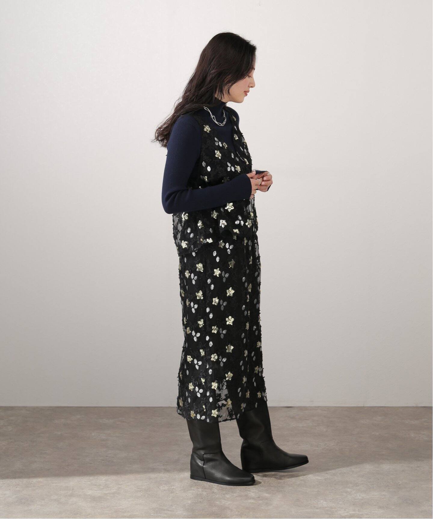 新品未使用タグ付き◉シェリエCHIDORIポケットスカート sheller 完売  