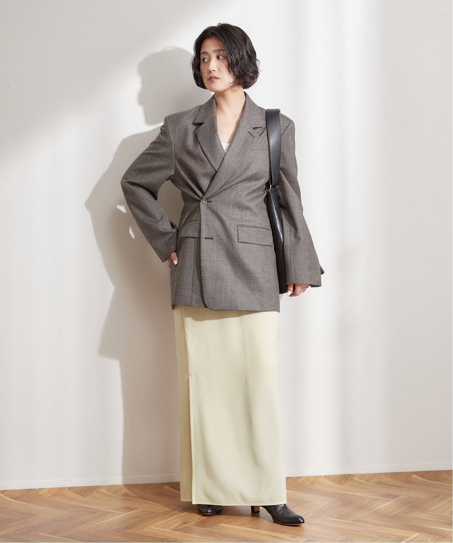 CHIC STYLE スカート ニットロングタイトスカート 「大きい