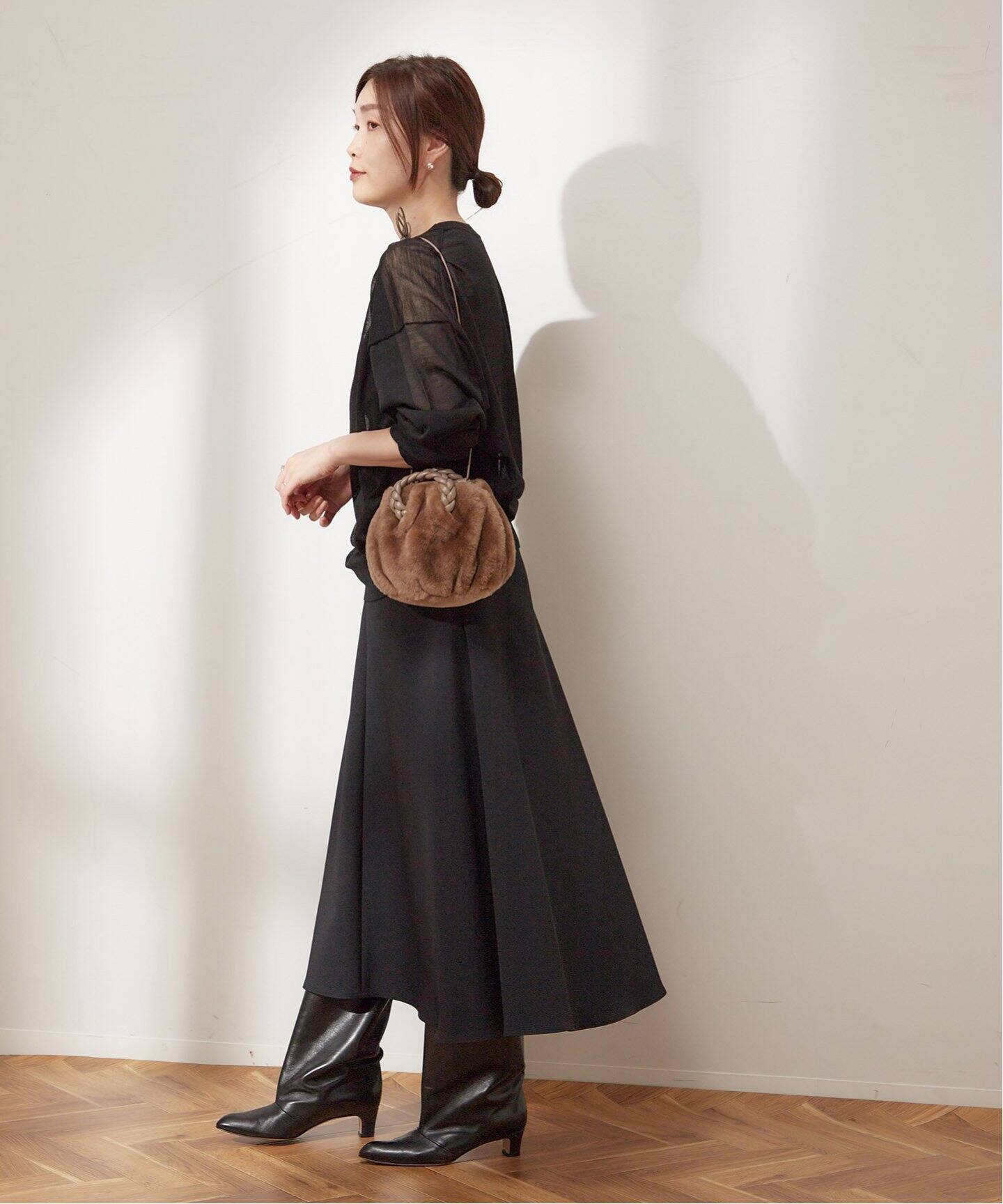 フォルムフレアスカート（ロング・マキシ丈スカート）｜JOURNAL 