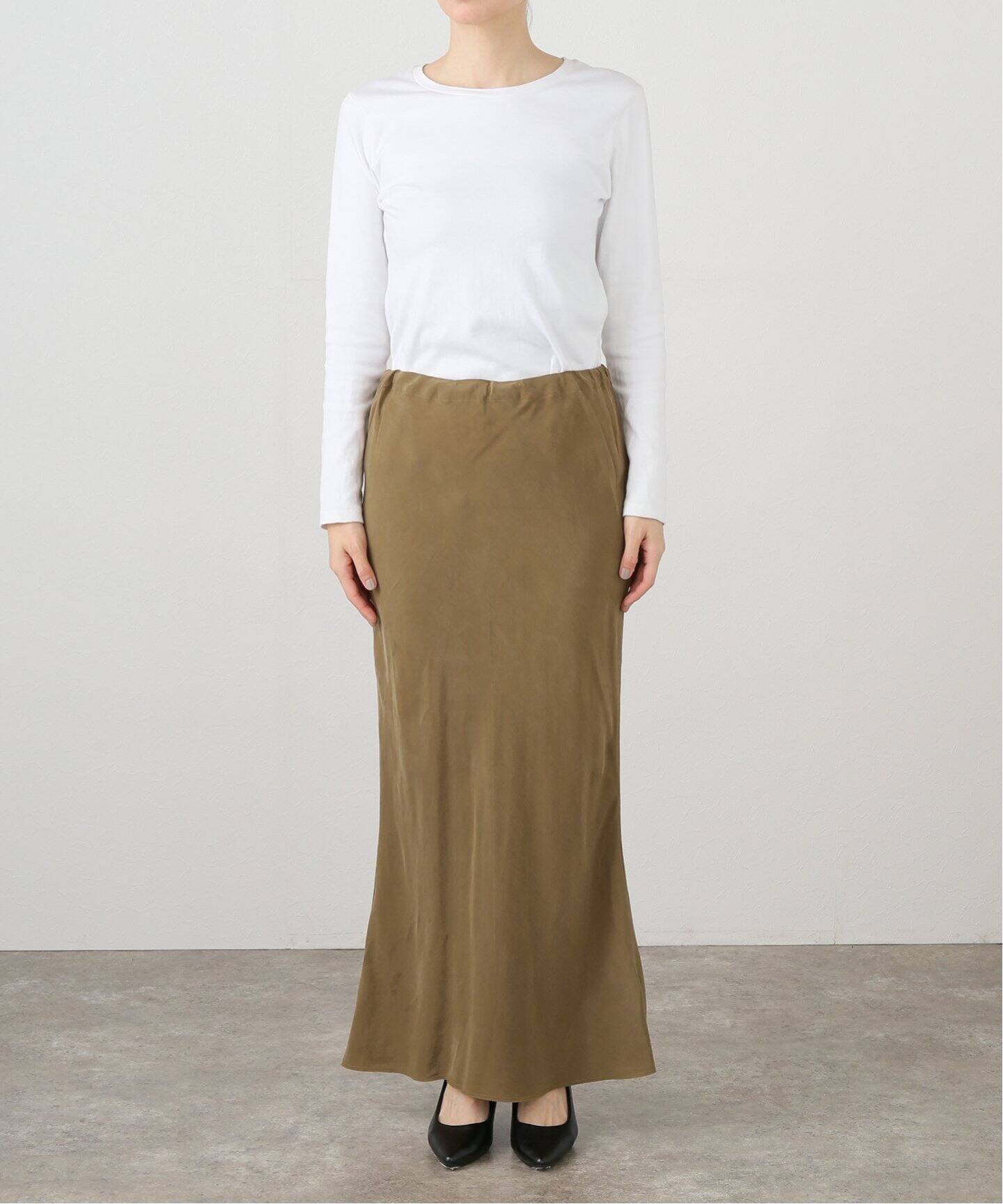 GABRIELA COLL GARMENTS】CUPRO BIAS CUT SKIRT：スカート（ロング 