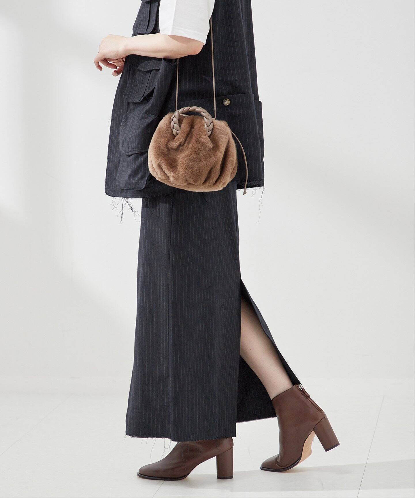 Uhr/ウーア】Front Button Skirt：スカート（ロング・マキシ丈スカート 