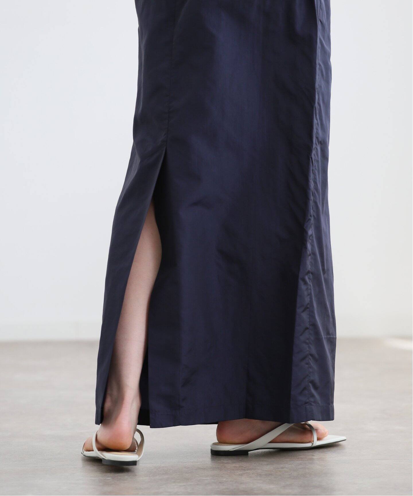 TIBI/ティビ】SILK NYLON MAXI SKIRT：スカート（ロング・マキシ丈 