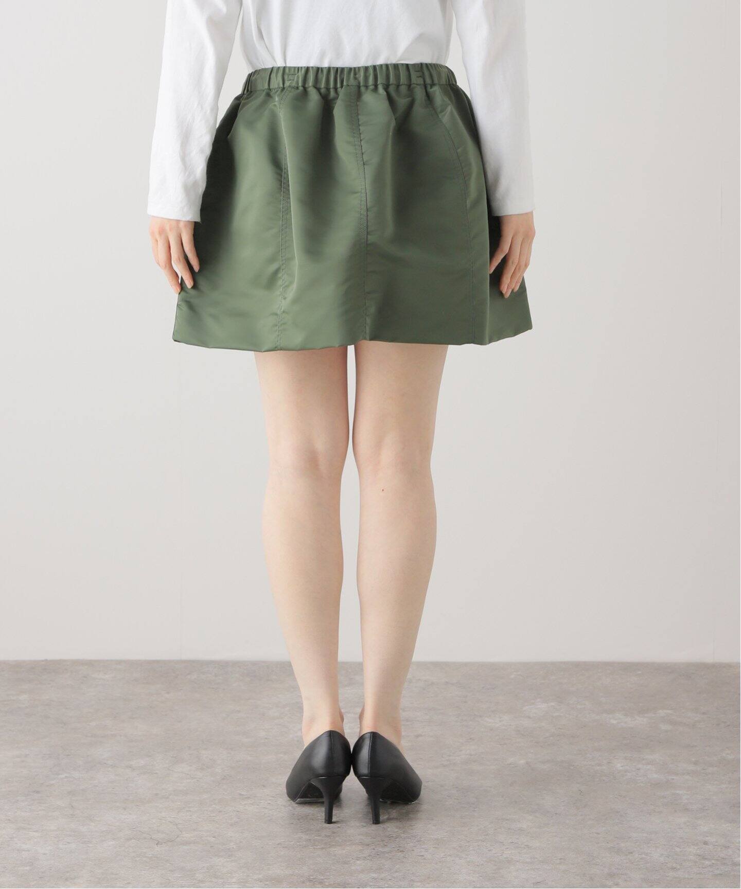 TOGA PULLA/トーガプルラ】Nylon twill skirt：ミニスカート（ミニ  