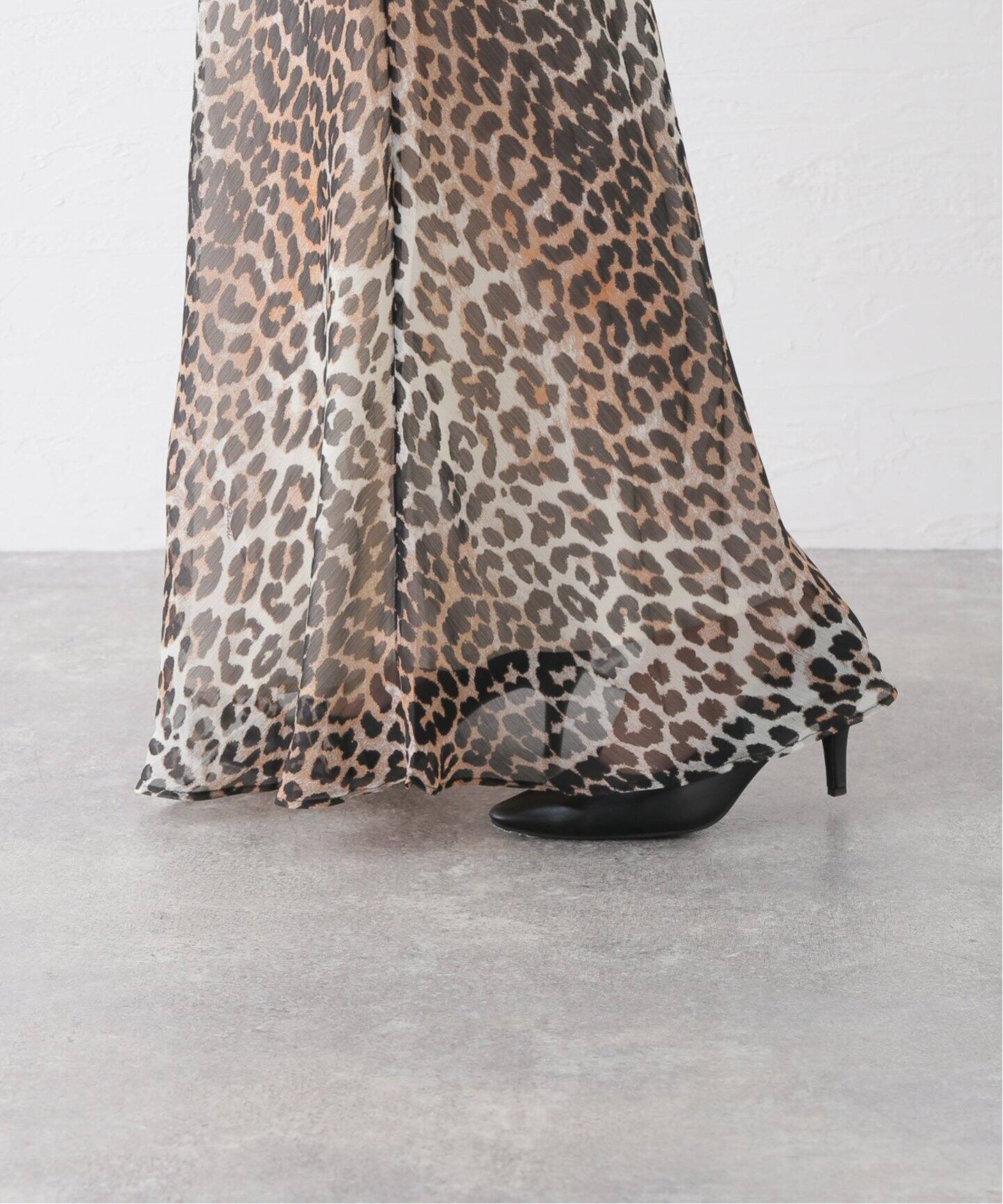 GANNI/ガニー】Printed Chiffon Maxi Skirt：スカート（ロング・マキシ 
