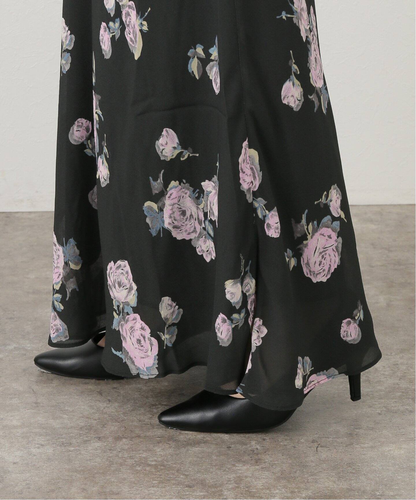 GANNI/ガニー】Fluid Crepe Maxi Skirt：スカート（ロング・マキシ丈 
