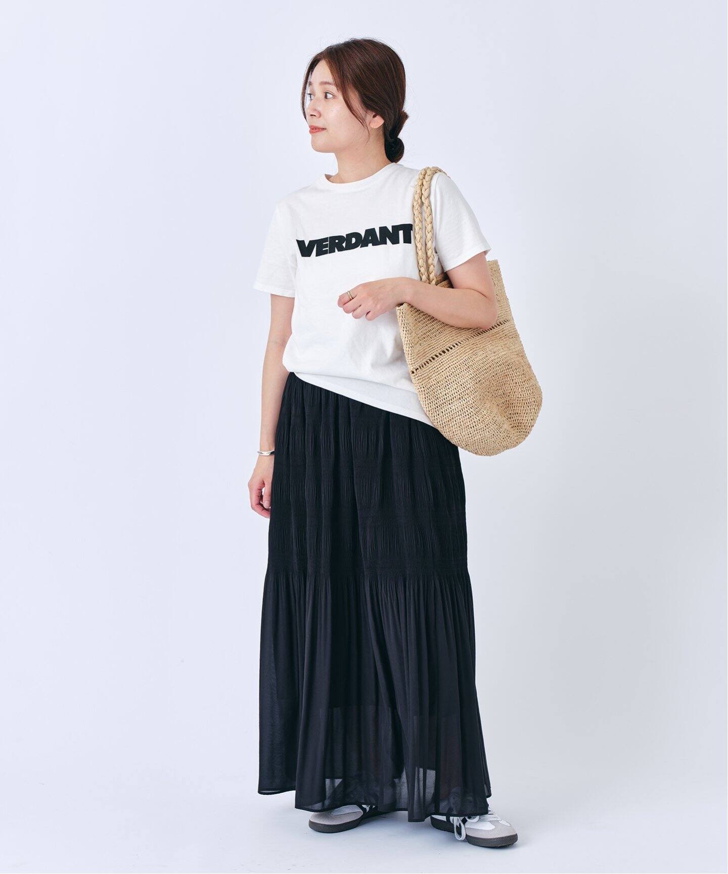 マンスローンプリーツスカート（ロング・マキシ丈スカート）｜JOURNAL 