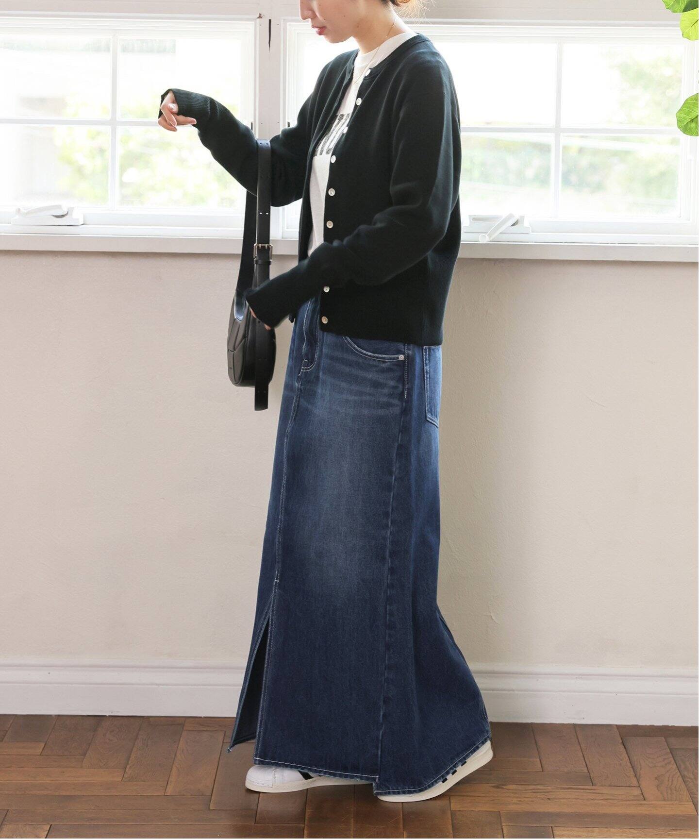 マキシタイトデニムスカート（ロング・マキシ丈スカート）｜JOURNAL  