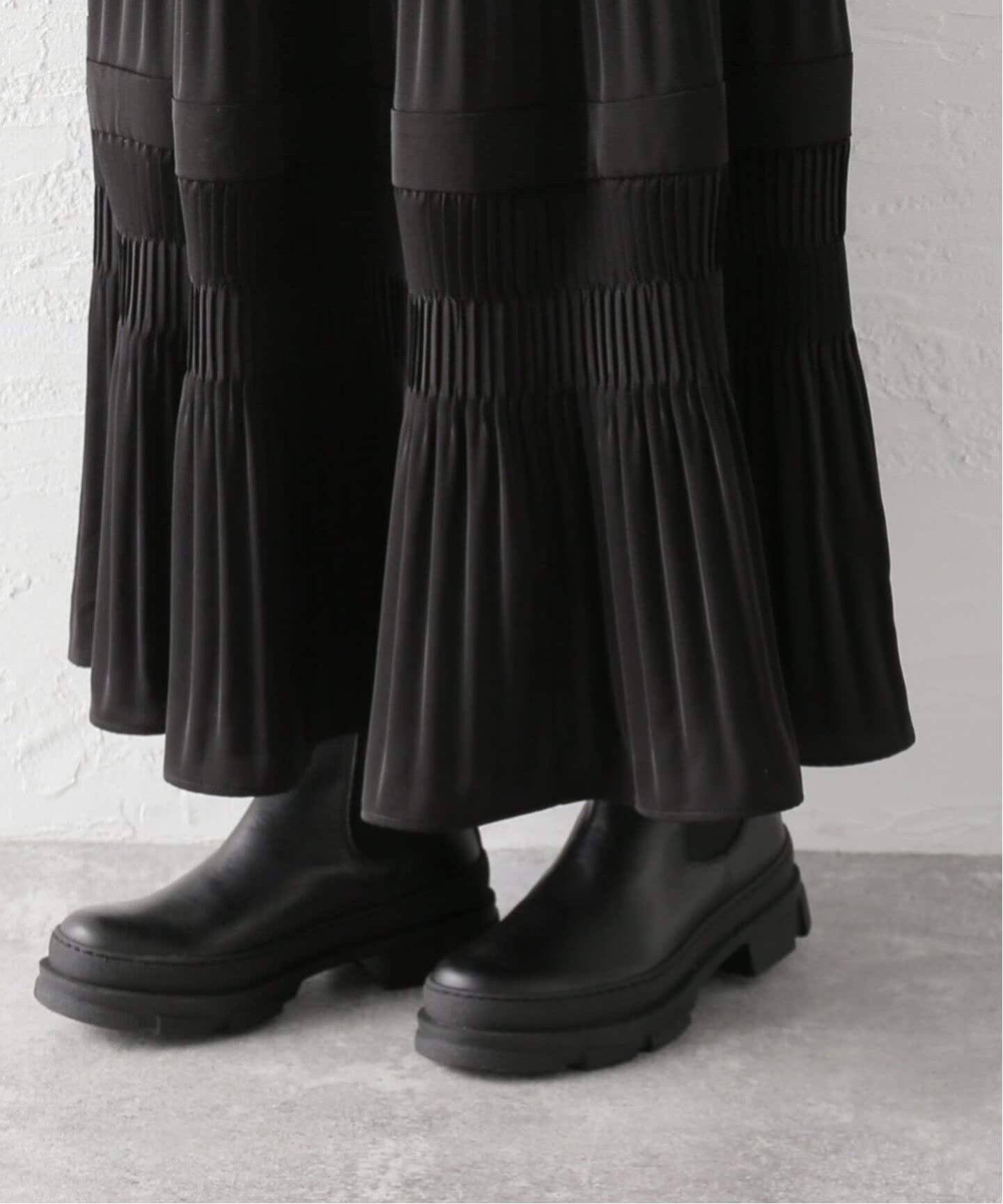 追加予約》ミニプリーツティアードスカート（ロング・マキシ丈スカート  