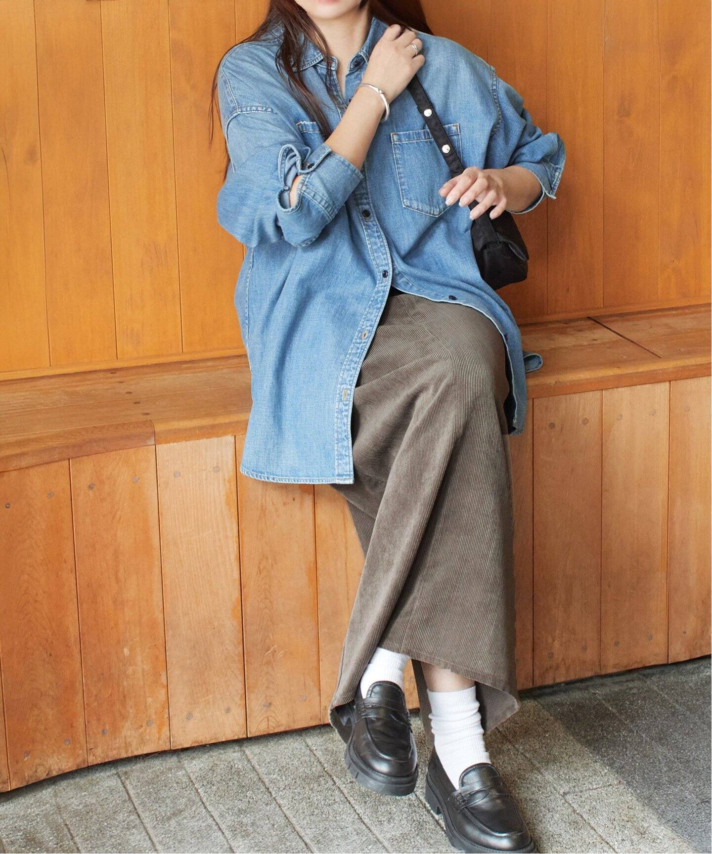 SURT/サート】 コーデュロイ マキシ スカート サイズ38（コーデュロイ  