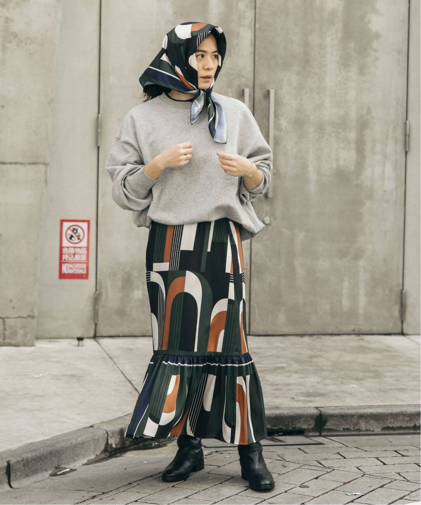 キカスカーフプリントスカート（その他スカート）｜JOURNAL STANDARD  