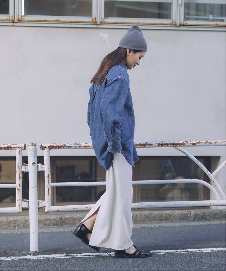 一部店舗＋WEB限定》Onda×JS クリーンツイルタイトスカート（ロング 