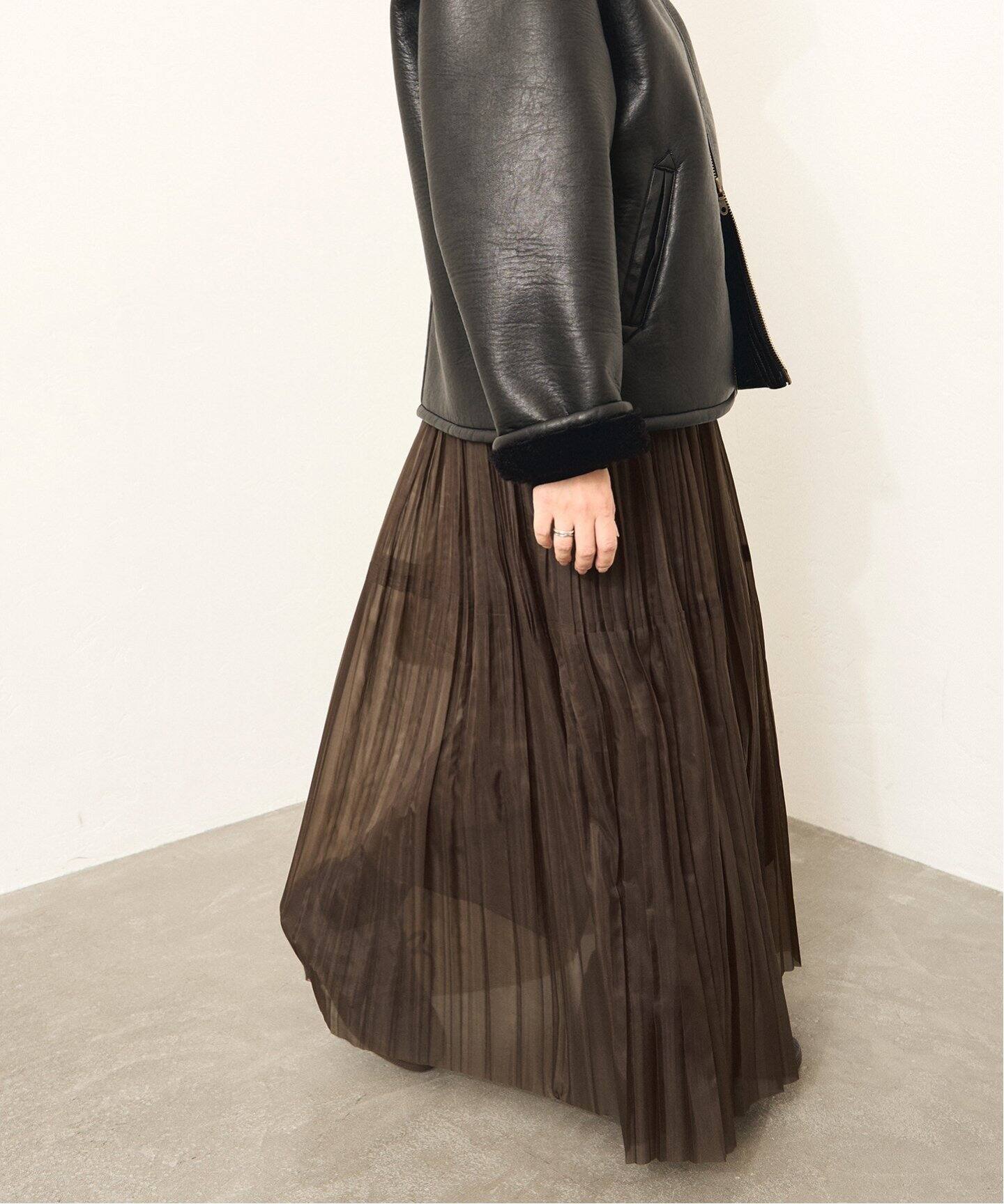 シアープリーツスカート（ロング・マキシ丈スカート）｜JOURNAL  