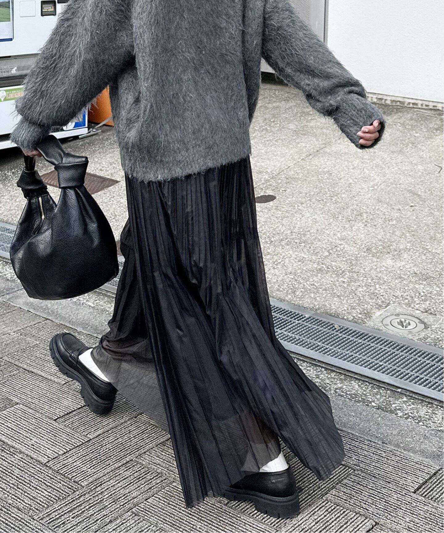 シアープリーツスカート（ロング・マキシ丈スカート）｜JOURNAL  