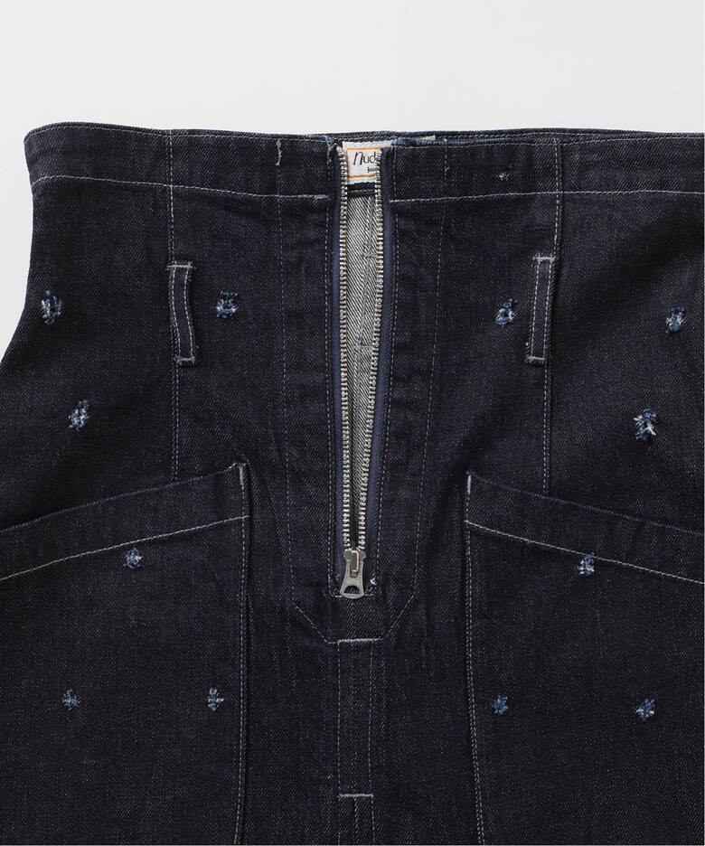 nude vintage×JOURNAL STANDARD】カッティングデニムマキシスカート 