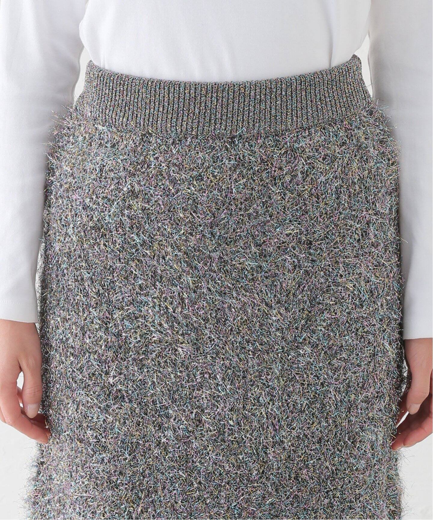 SARA MALLIKA/サラマリカ】SHINY FLUFFY KNIT SKIRT 021242SM3（その他  
