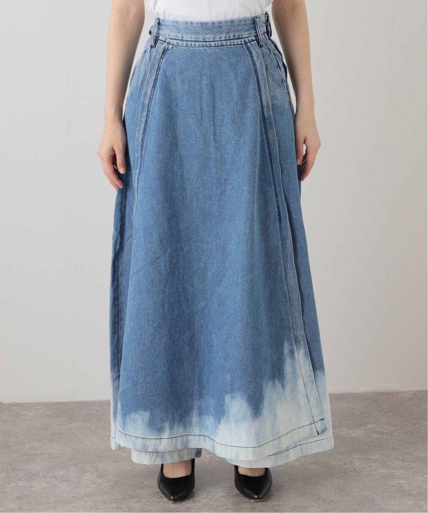 TANAKA / タナカ】THE WIDE SKIRT PANTS（デニムスカート）｜JOURNAL 