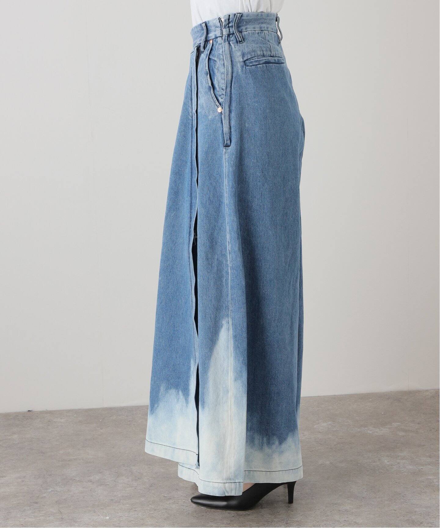 TANAKA / タナカ】THE WIDE SKIRT PANTS（デニムスカート）｜JOURNAL 