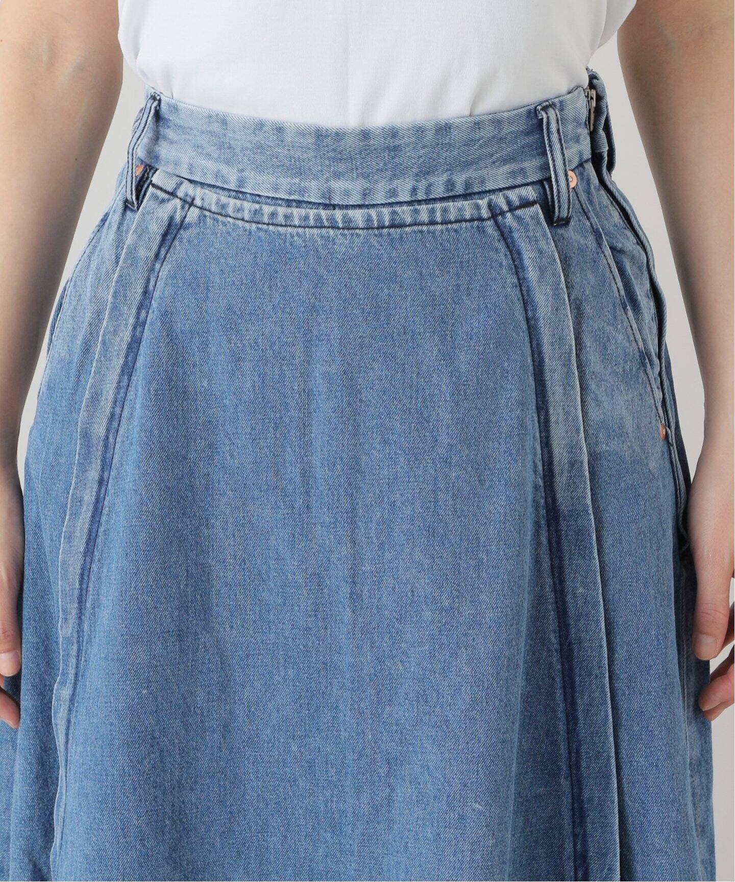 TANAKA / タナカ】THE WIDE SKIRT PANTS（デニムスカート）｜JOURNAL 