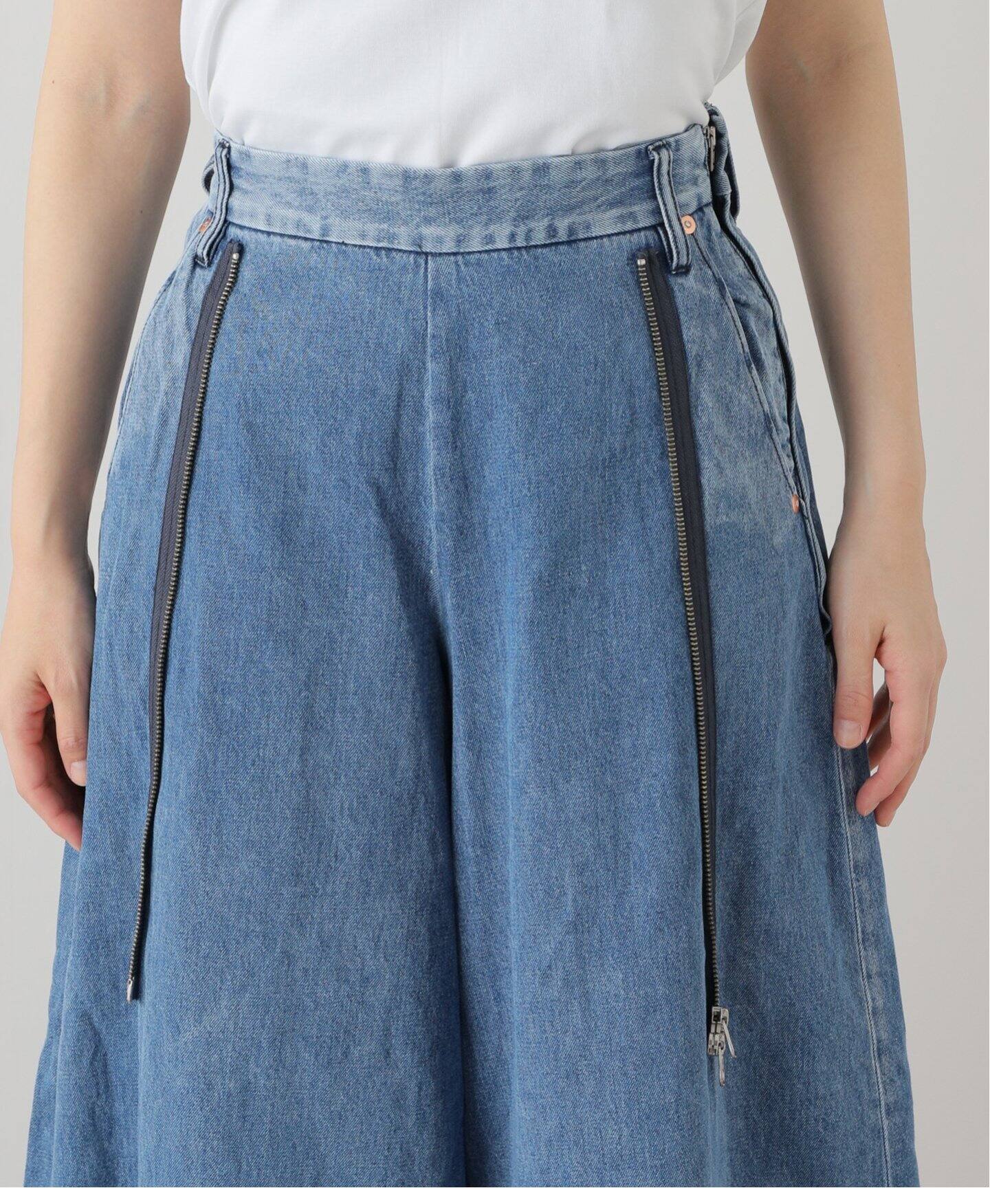 TANAKA / タナカ】THE WIDE SKIRT PANTS（デニムスカート）｜JOURNAL 