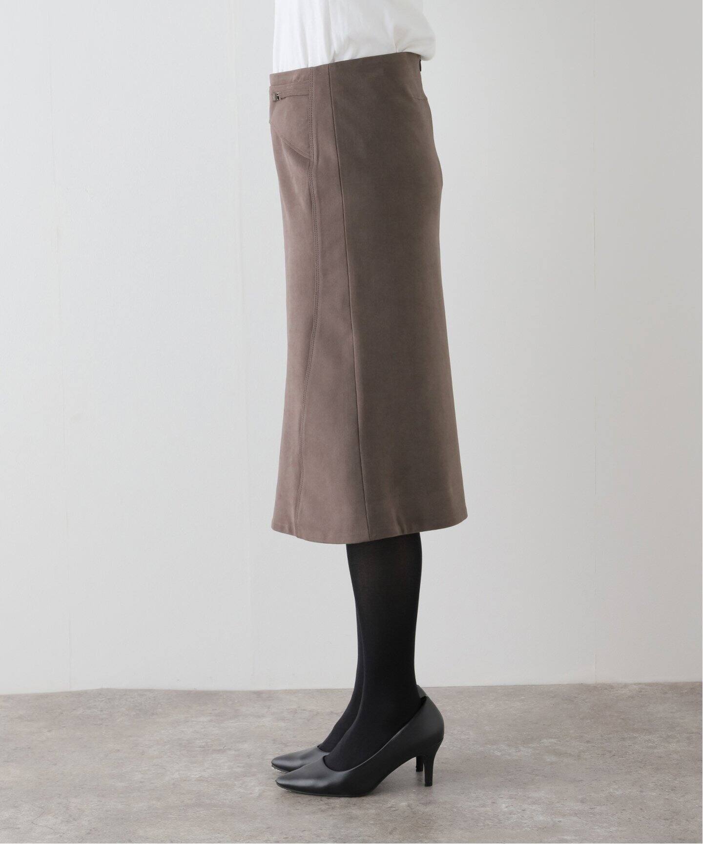 LOW CLASSIC/ロウ・クラシック】SUEDE MERMAID SKIRT LW243SK03（ひざ 