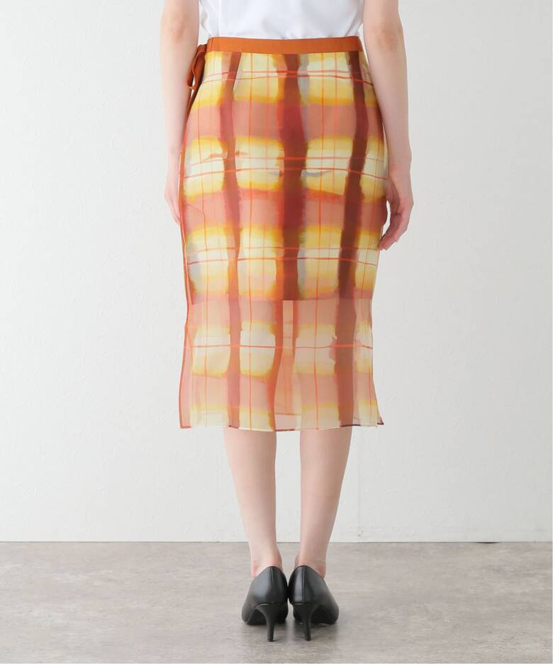 LEE MATHEWS/リー マシュー】 Amelie Wrap Skirt M2401SK181ORG 