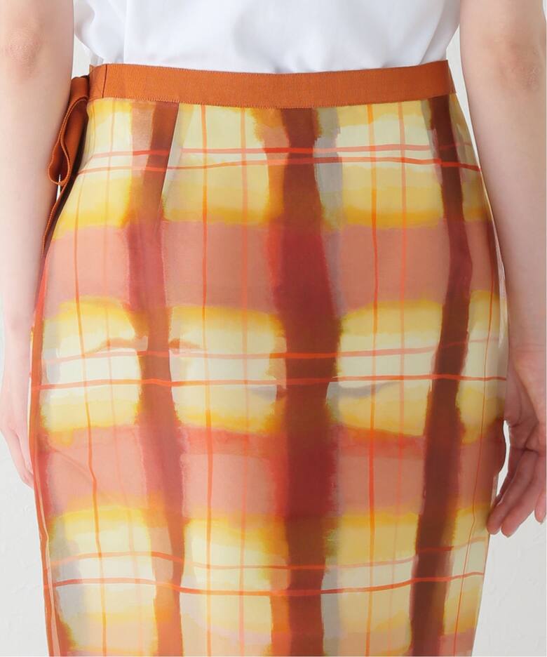 LEE MATHEWS/リー マシュー】 Amelie Wrap Skirt M2401SK181ORG 