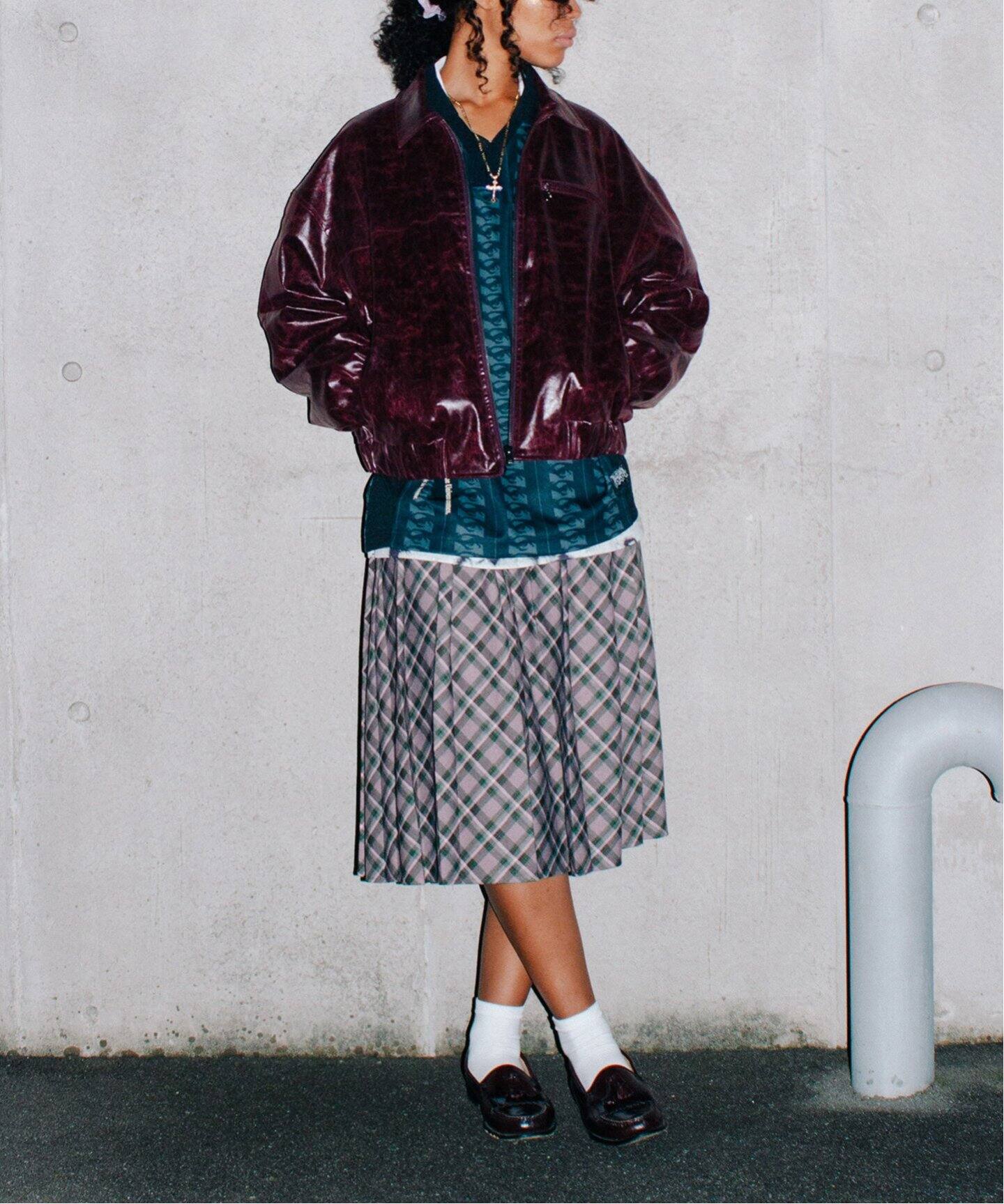 チェックプリーツスカート（ひざ丈スカート）｜Oriens JOURNAL  